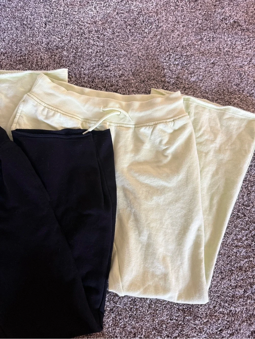 Old Navy Kids Sweatpants — Black & Light Green